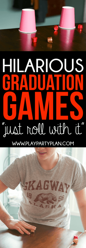 Looking for things to do at a graduation party? These graduation party games are some of the best ideas ever! They’re perfect for college, high school, or even an 8th grade graduation party! We are definitely trying out these fun minute to win it games at our 2017 graduation party!