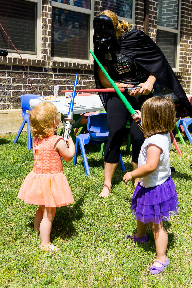 Try these fun DIY Jedi Training Academy party games for your next Star Wars birthday or kids party! Great ideas that work for boys, girls, and even a grown up party! Definitely trying these activities with my kids at our next Star Wars party! 