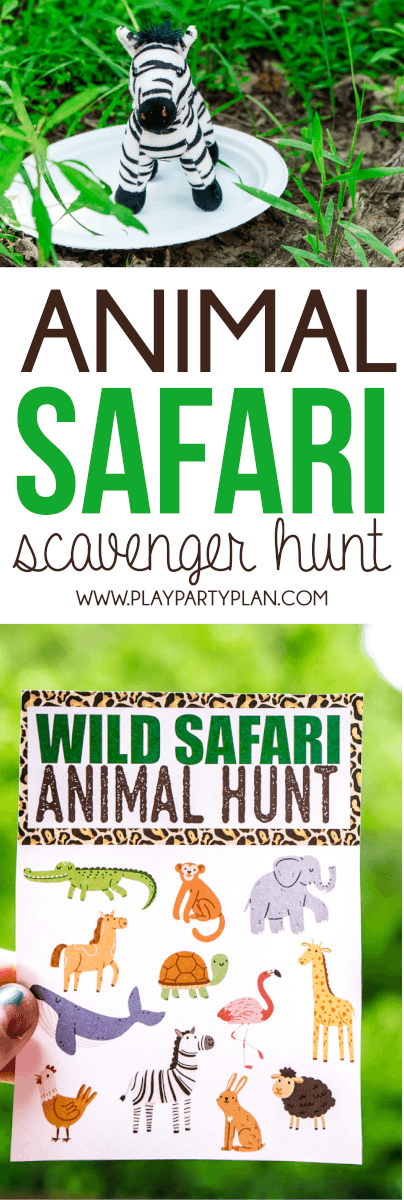 safari scavenger hunt ideas