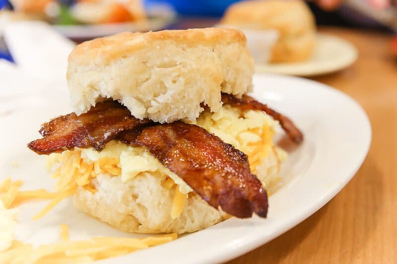 Ruby Slipper Cafe is a Gulf Shores Restaurant best known for its eggs benedict and pig-candy bacon!