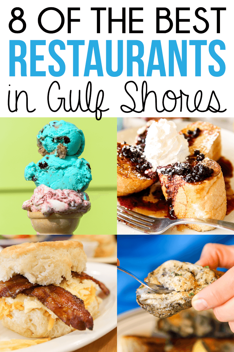 8 Gulf Shores restaurants you must try next time to plan a vacation to Gulf Shores, Alabama!