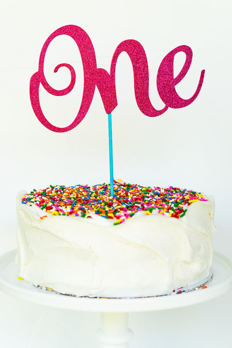 Make these custom DIY birthday cake toppers in just a few simple steps and best of all - you know they’re unique because you made them!