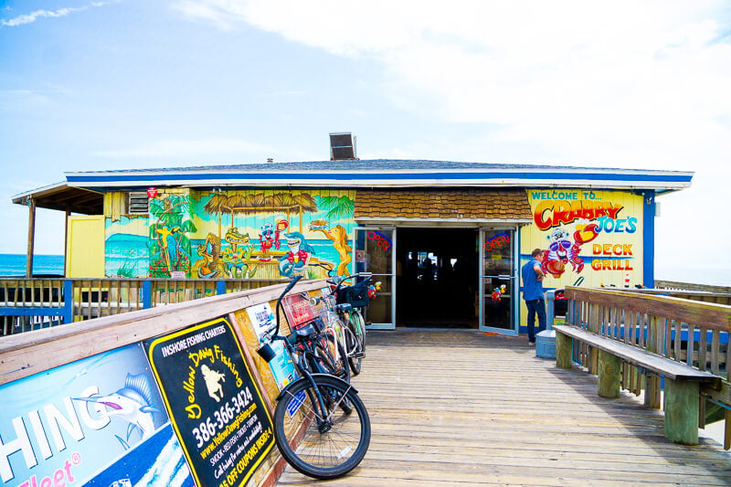 Crabby Joe's not only has serves great food in Daytona Beach, it has a great view too!