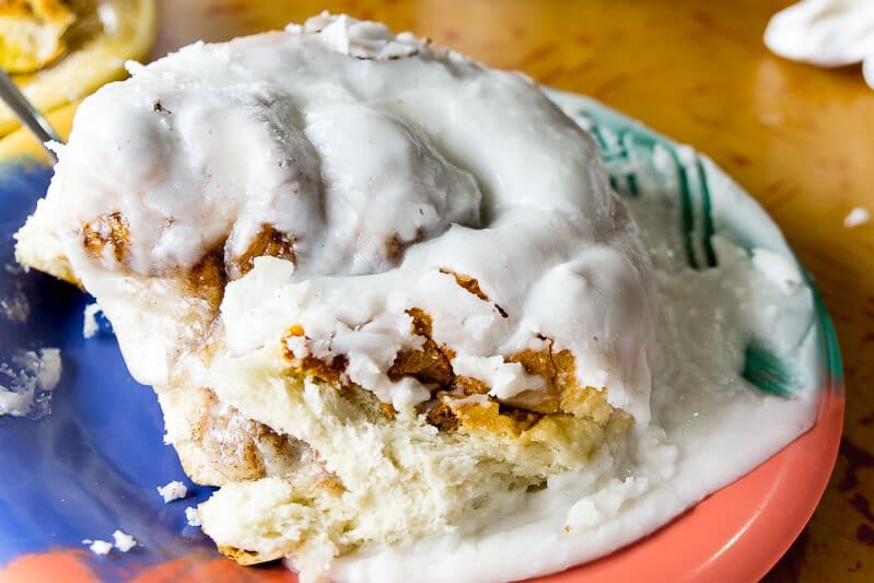 The massive cinnamon rolls at Mike's Galley makes it one of the most popular restaurants in Daytona Beach!