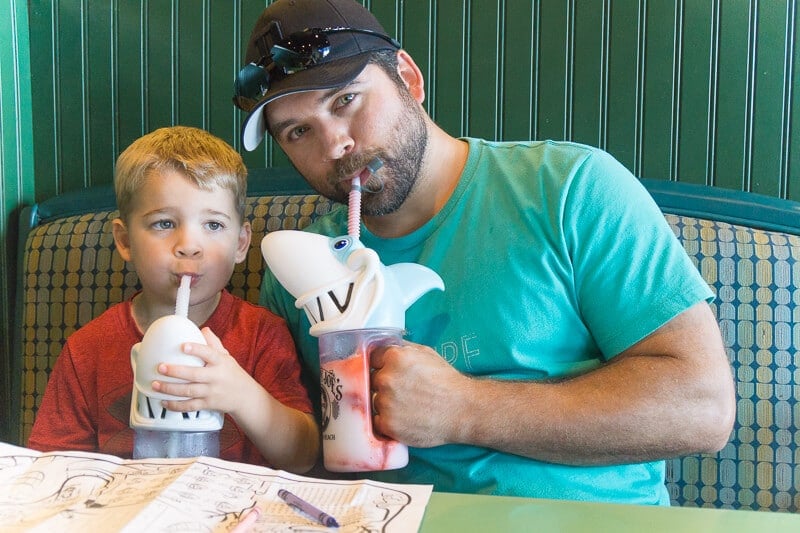 Don't forget a shark cup at Sloppy Joe's!