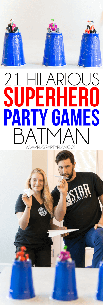 Superhero Party Game (Mixed Race). Superheroes party, INSTANT DOWNLOAD Instant Printable party game, Super hero birthday party game by Ezy Party Prints