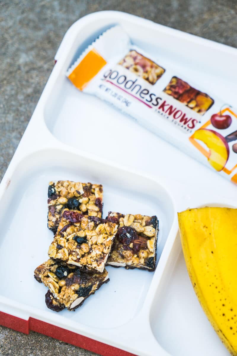 Be mindful of your snacking with goodnessKNOWS snack squares.