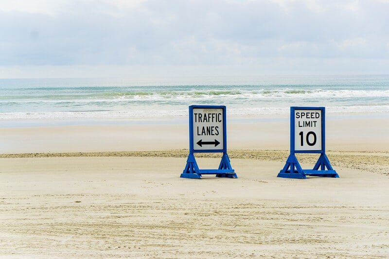 You can park your car on Daytona Beach