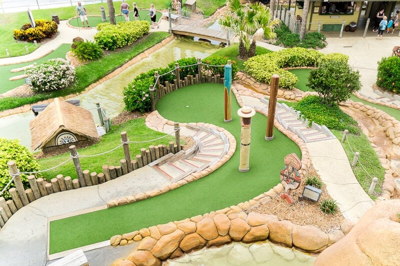 Congo River golf has some of the best miniature golf in Daytona Beach