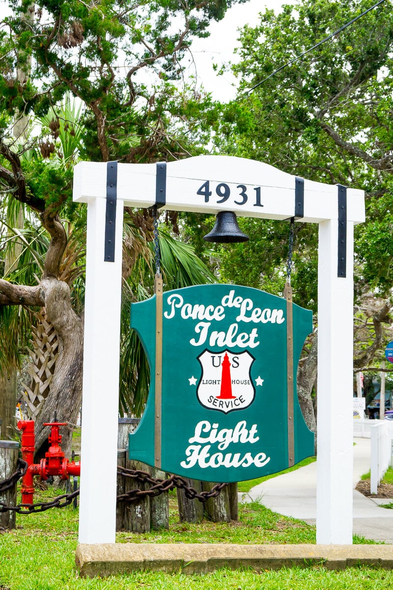 The Ponce Inlet Lighthouse is located in Ponce Inlet Florida, just miles away from Daytona Beach