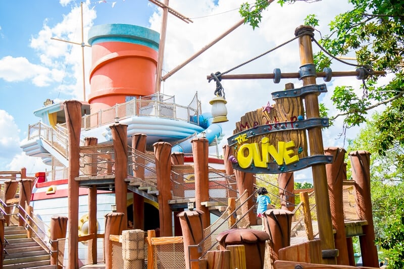 Me Ship, The Olive playground at Universal Islands of Adventure