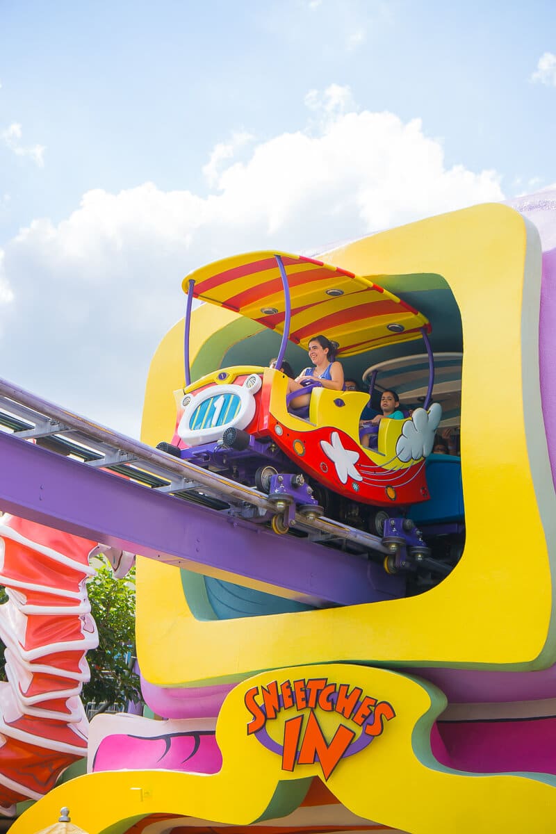 Dr. Seuss Trolley ride is designed after the Sneetches book