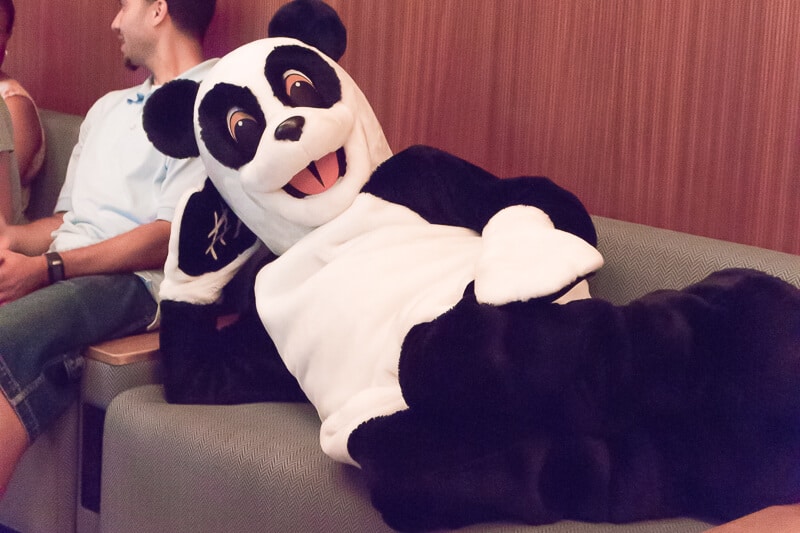 Hashtag the panda from the Tonight Show with Jimmy Fallon