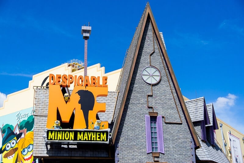 Minions Mayhem is a family favorite ride at Universal Studios Orlando