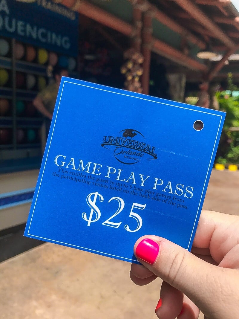 Punch card game play pass saves you money on games