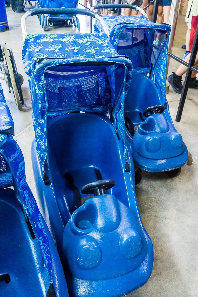 Rental strollers at Islands of Adventure