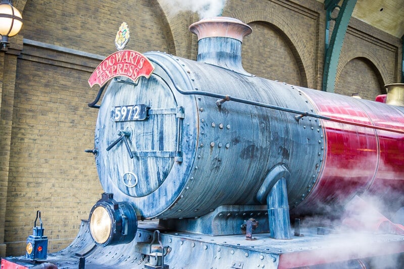 Hogwarts Express at Universal Studios Orlando takes you straight into a Harry Potter movie