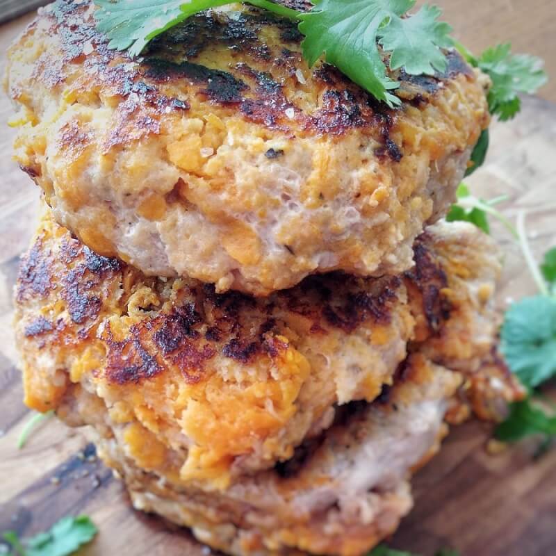 Whole 30 sweet potato turkey burgers