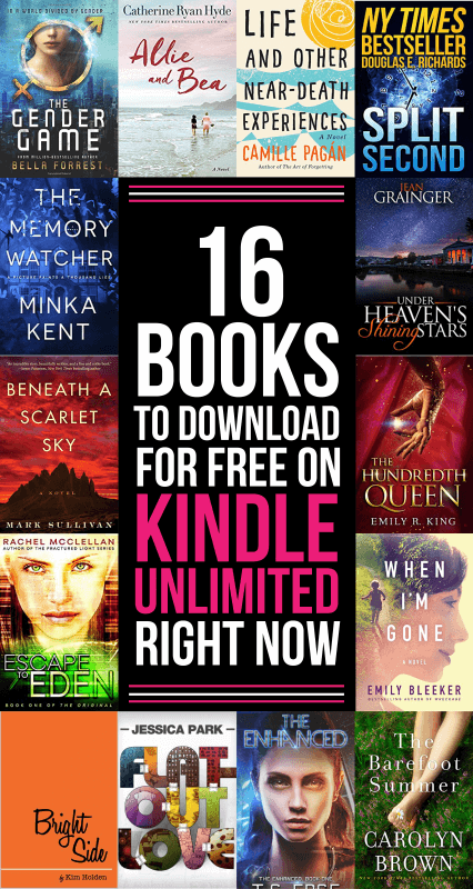 16 great free Kindle books to read with Kindle Unlimited! An entire year’s worth of books to add to your Kindle bookshelves! Can’t wait to read #8!