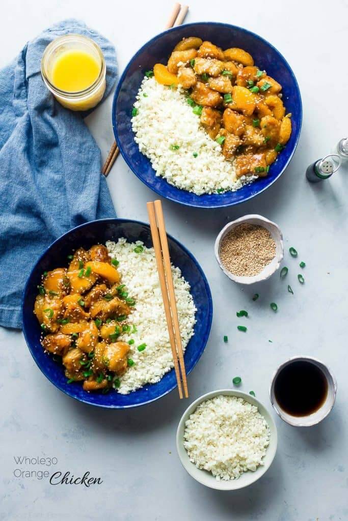 This orange chicken is better than takeout and one of the best Whole 30 lunches