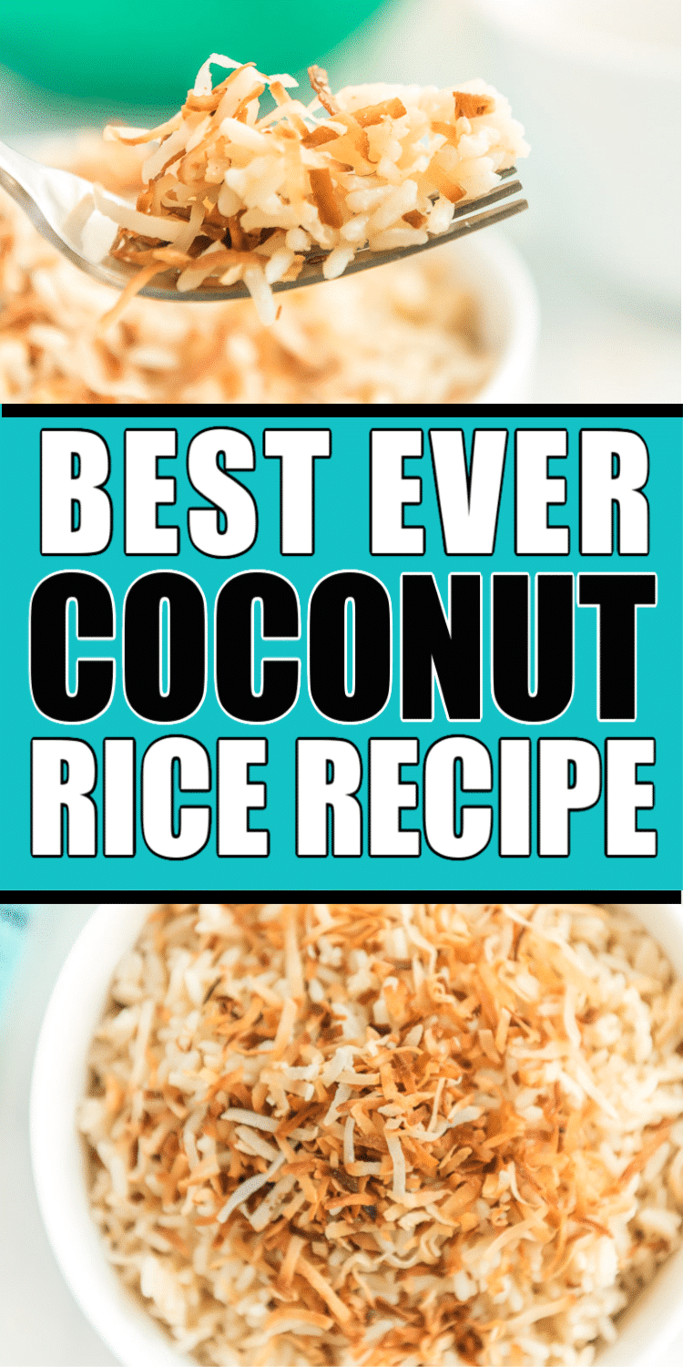 An easy coconut rice recipe you can make in the rice cooker! 