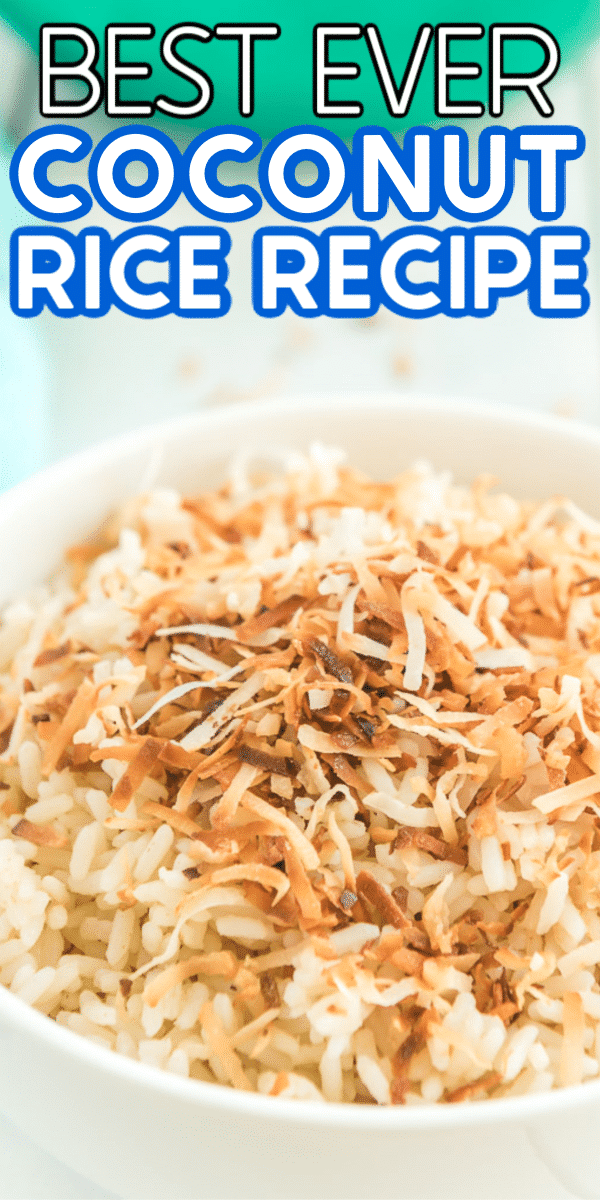An easy coconut rice recipe you can make in the rice cooker! 