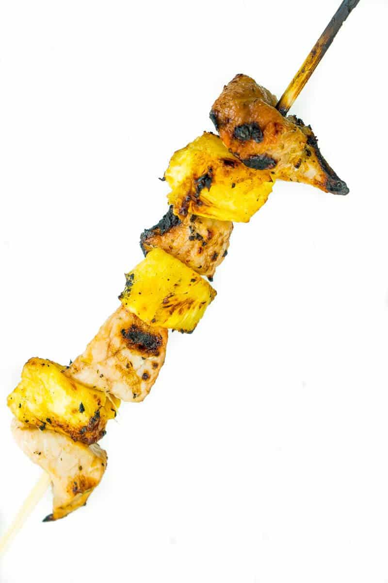 Pork and pineapple shish kebabs make for one delicious dinner!
