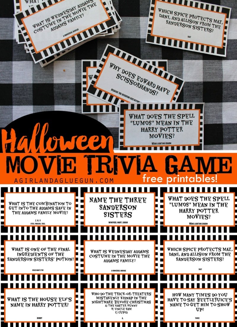 Halloween movie trivia is one of the most fun Halloween games