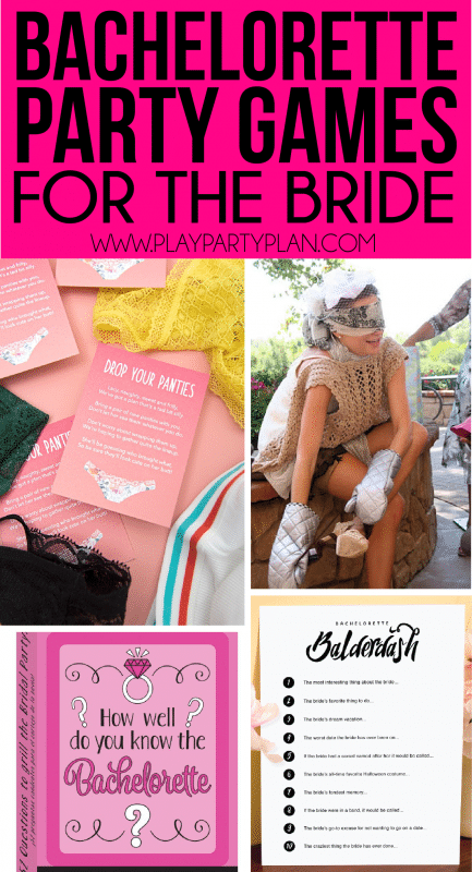 Great bachelorette party games that put the bride on the spot