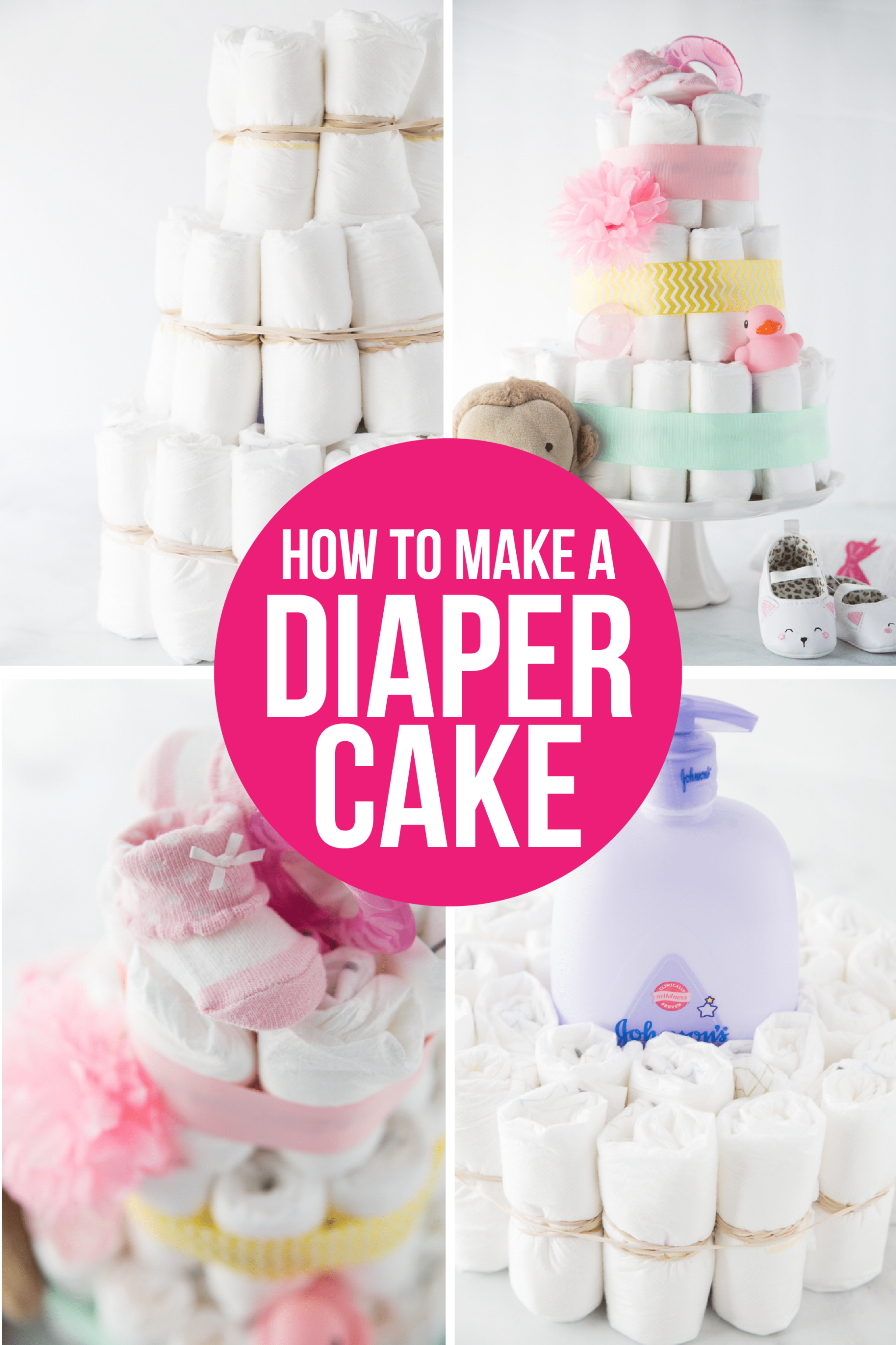 how to make a diaper carriage centerpiece