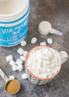 Healthy dark hot chocolate recipe that's a favorite homemade hot chocolate recipe