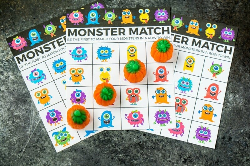 A fun Halloween bingo games for kids