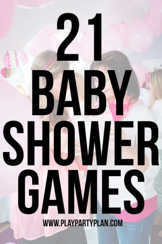 Unique baby shower games