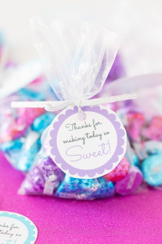 sweet baby shower favor tags