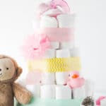How to make a diaper cake in three easy steps