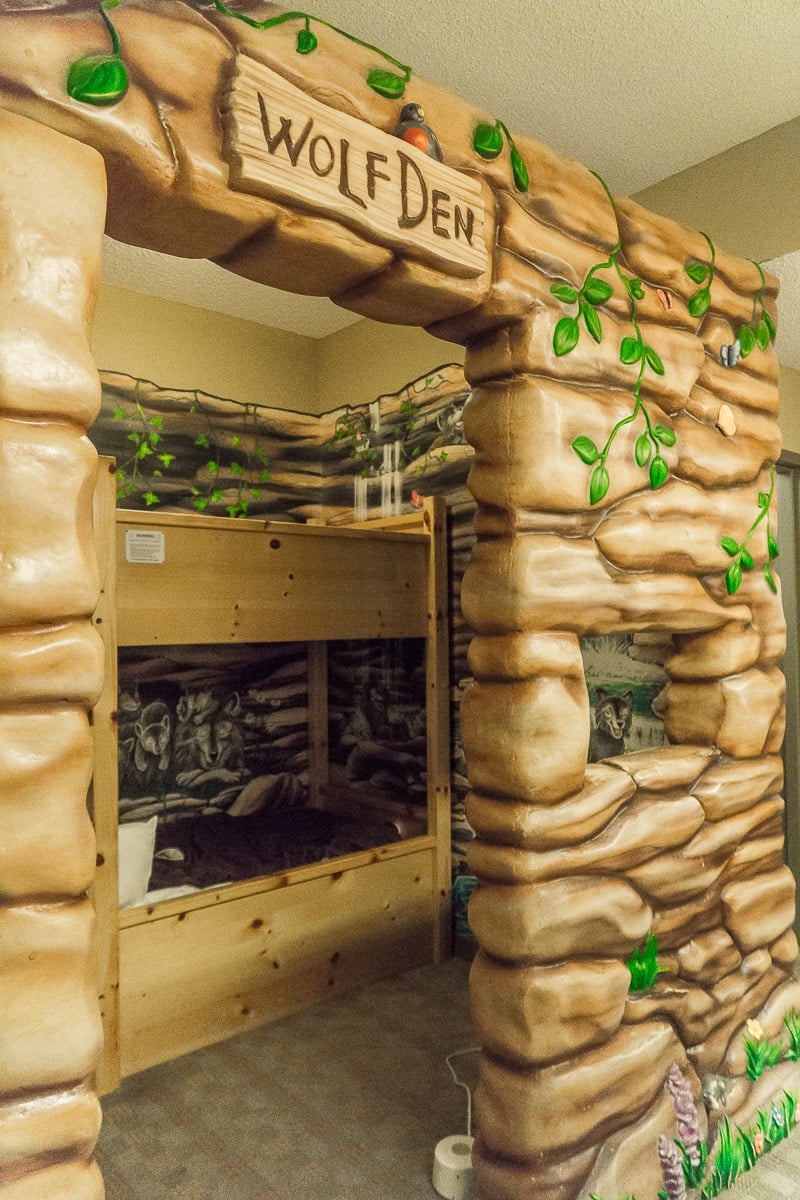 Splurge on a themed suite at Great Wolf Lodge