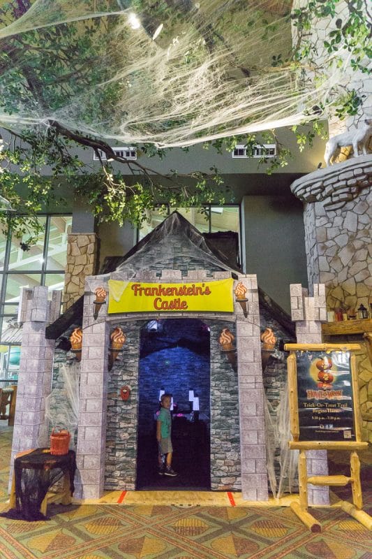 The Frankenstein house was a spooky attraction at Howloween