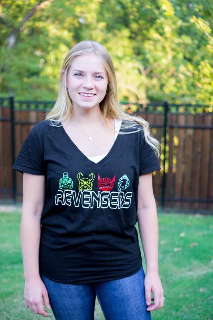 DIY Revengers Thor Shirt with Free Cut File