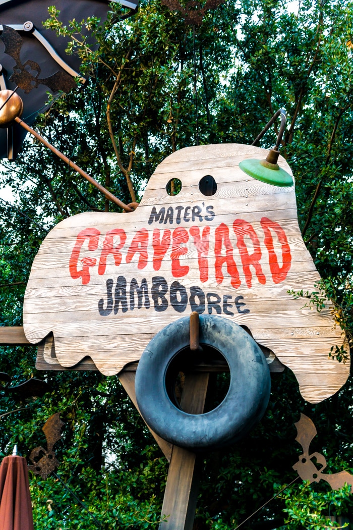 Mater's Graveyard JamBooRee during Disneyland Halloween Party