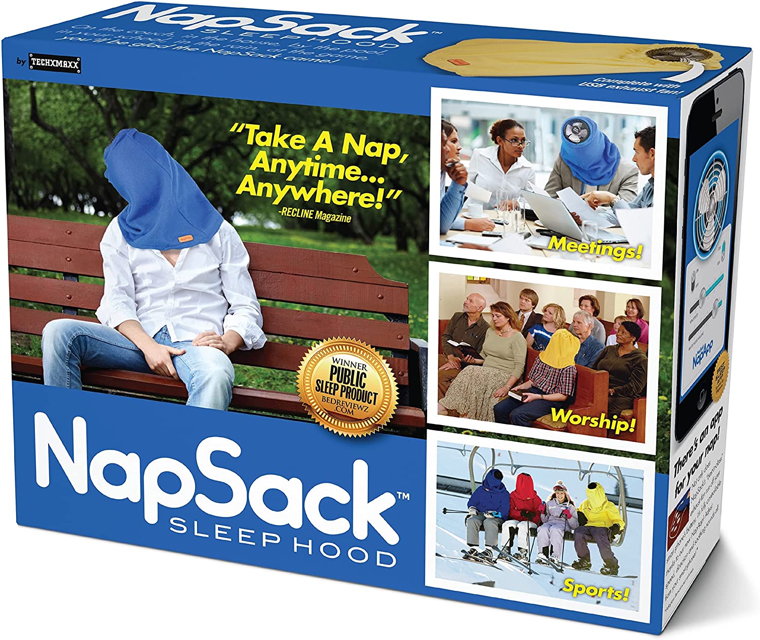 nap sack prank pack box