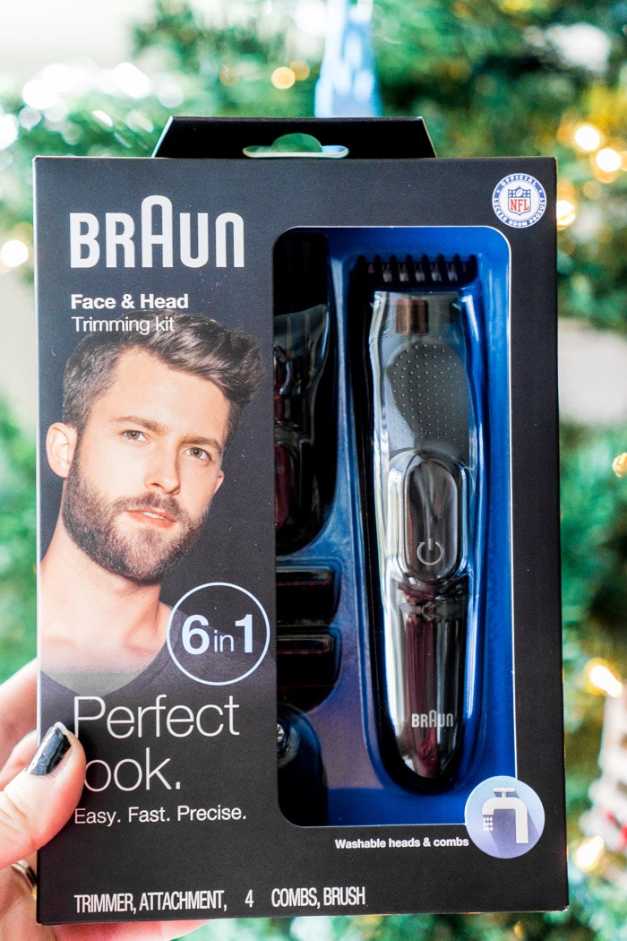 A beard trimmer is one of the best stocking stuffers for men