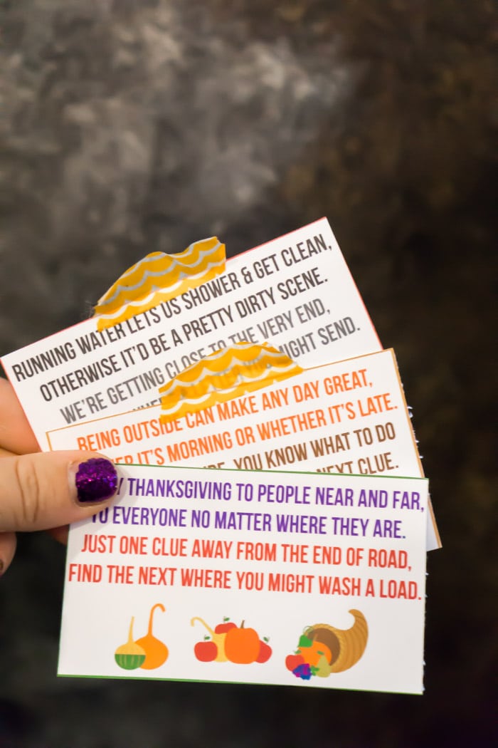 Free Printable Thanksgiving Scavenger Hunt for Kids