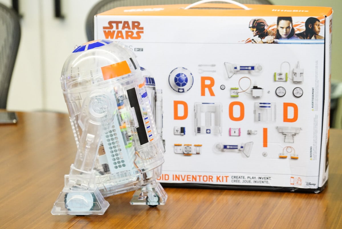 The littleBits droid inventor kit is going to be a hot holiday gift this year