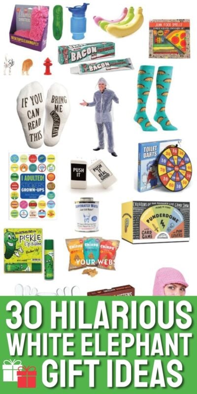 30 white elephant gift ideas 