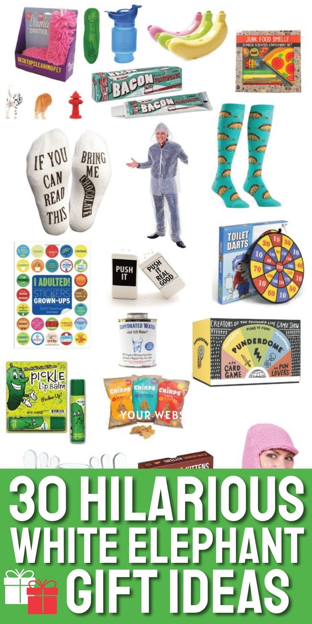 40 Funny White Elephant Gift Ideas Under 30 Play Party Plan