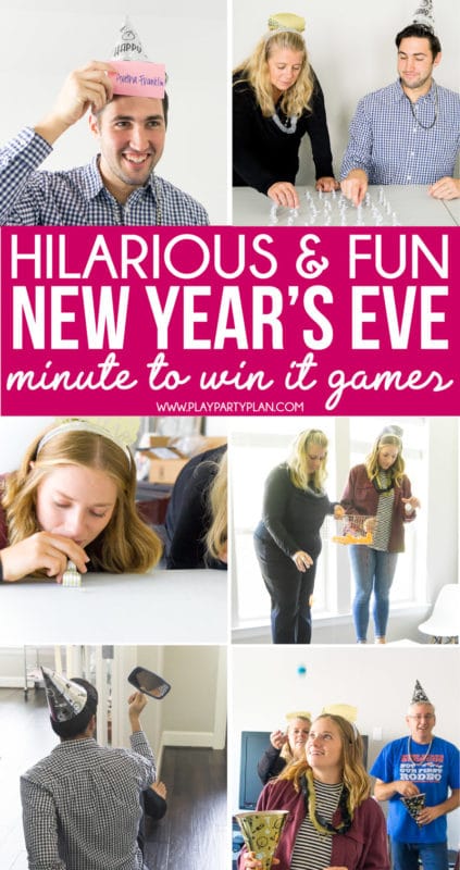 The best New Years Eve games all played in awesome minute to win it style