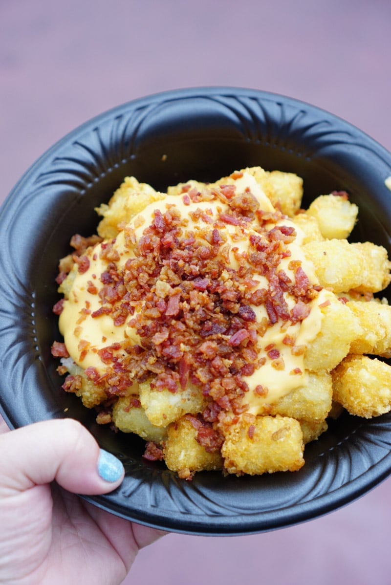 Bacon mac and cheese totchos are the best Disney World food