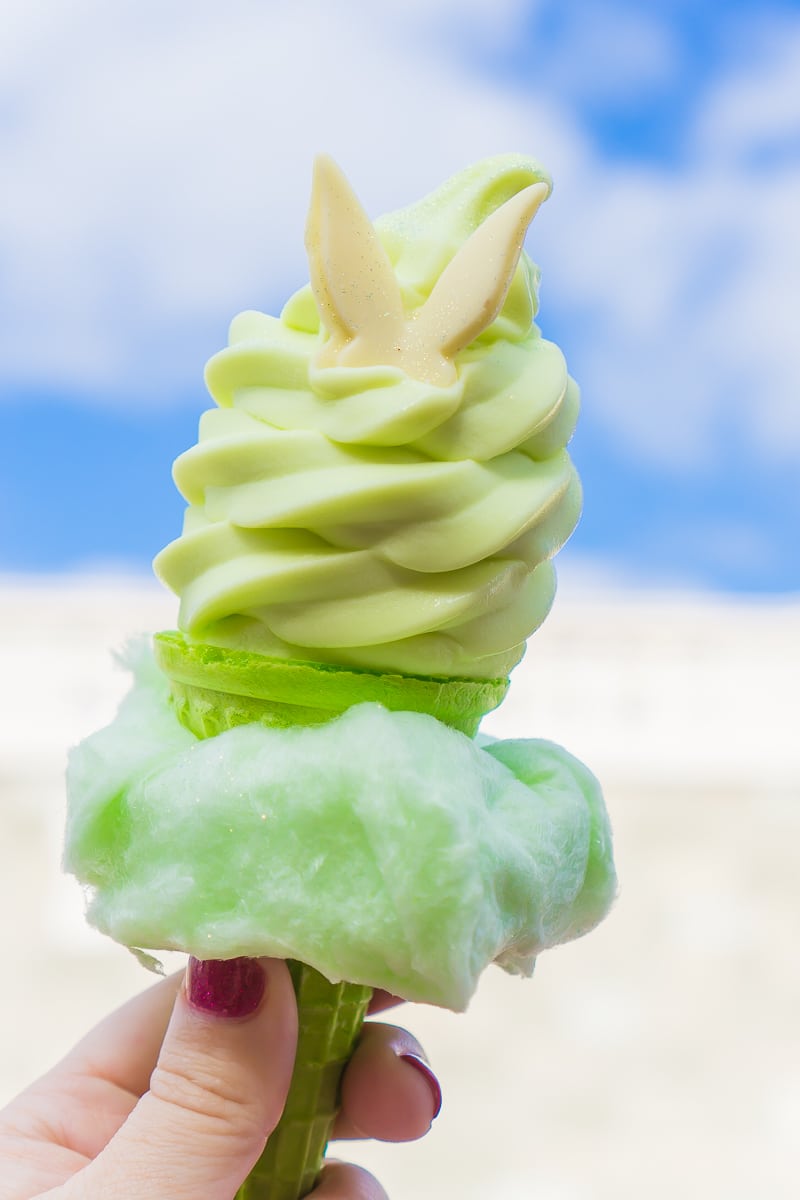 Tinkerbell cone used to be an option for Disney snacks