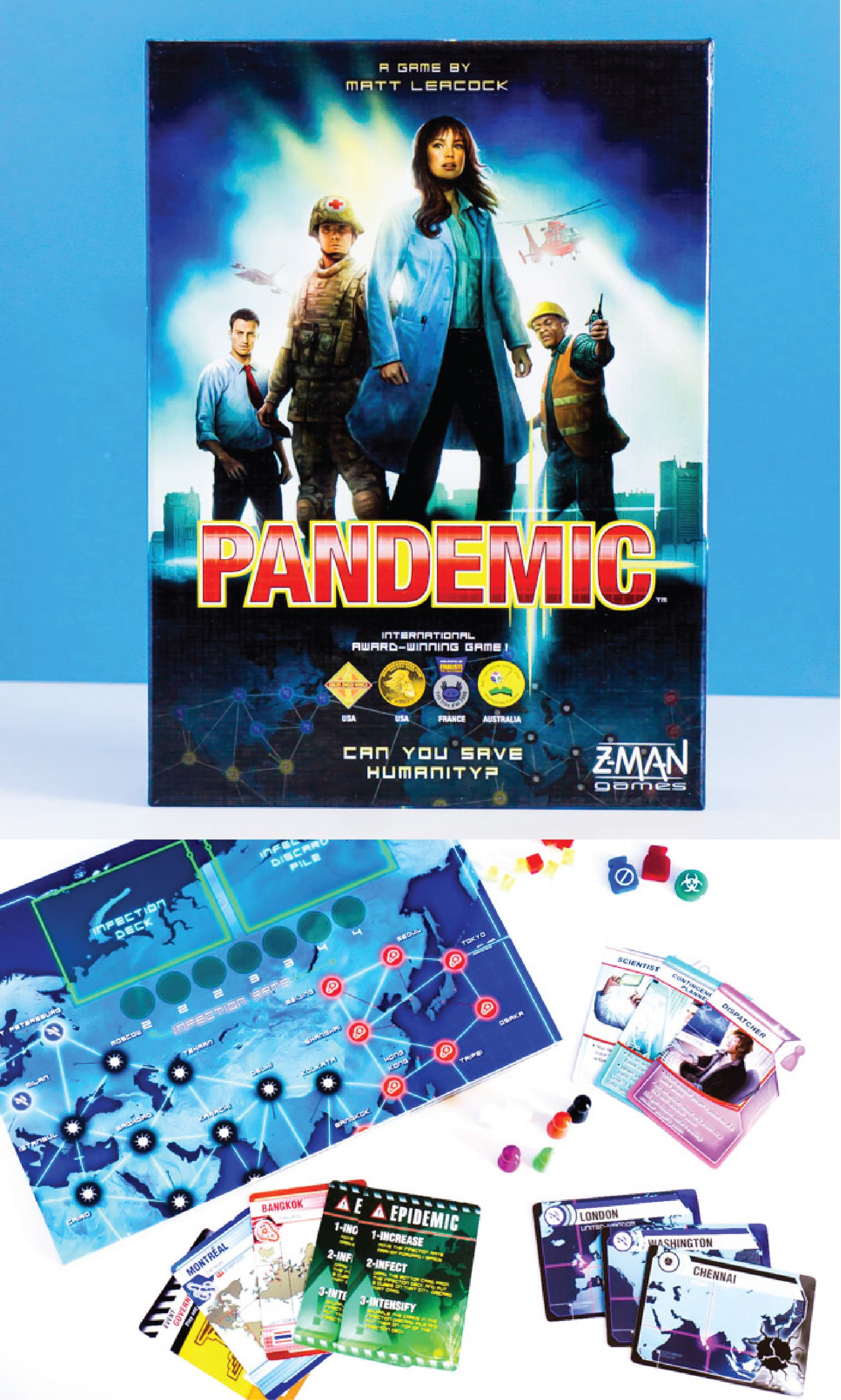 The Pandemic board game is one of the best adult board games ever