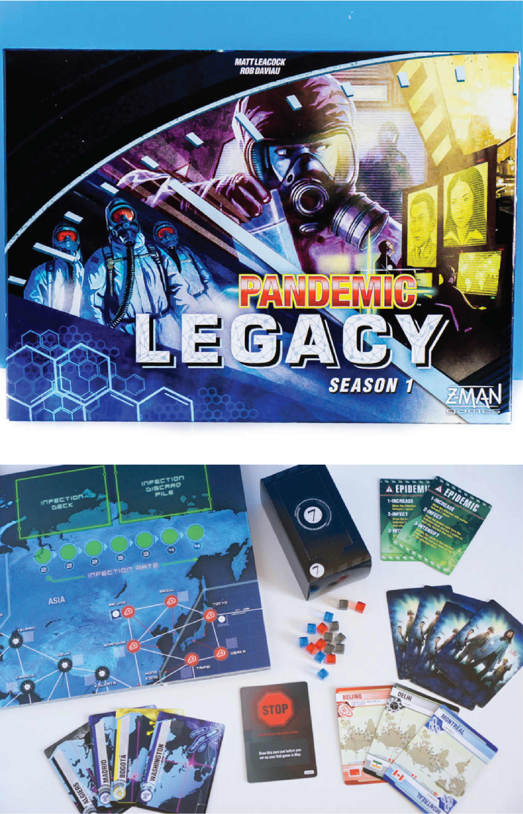 This legacy pandemic board game is designed to play for a year